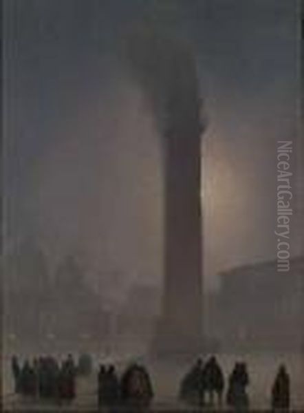 Effetto Di Luna E Nebbia Sul Campanile Di S. Marco A Venezia - view 1
