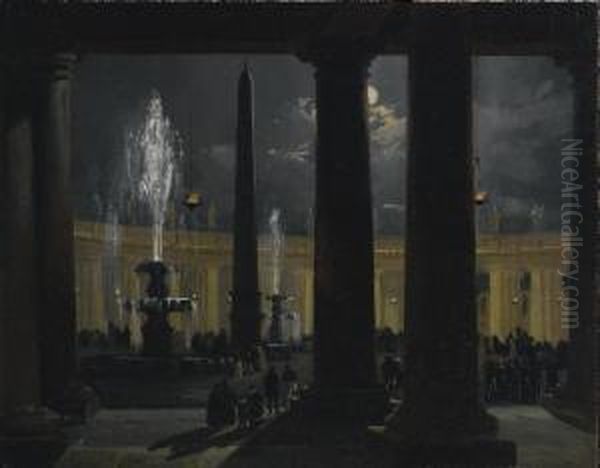 Piazza San Pietro Al Chiaro Di Luna, Roma - view 1