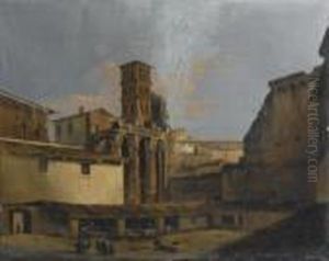 Veduta Del Tempio Di Marte Ultore Nel Foro Di Augusto, Roma