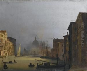 Veduta Della Chiesa Della Salute Dal Ponte Dell'accademia, Venezia