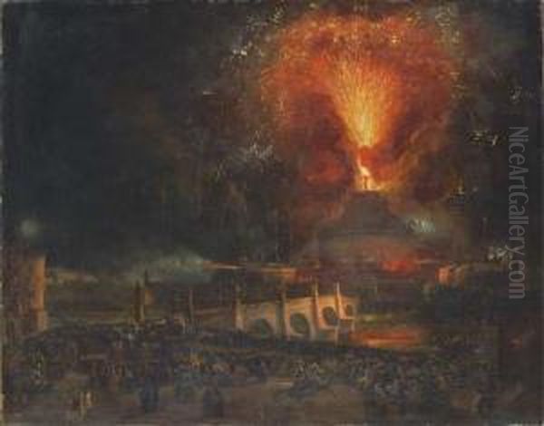 Fireworks Over Castel Sant'angelo, Rome - view 1