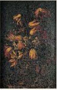 Bouquet De Fleurs Sur Un Entablement by Margherita Caffi