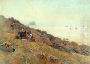 Between Boulogne And Portel by Hector Caffieri