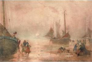 Unloading The Catch by Hector Caffieri