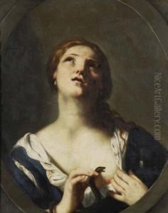 Suicidio Di Cleopatra by Guido Cagnacci