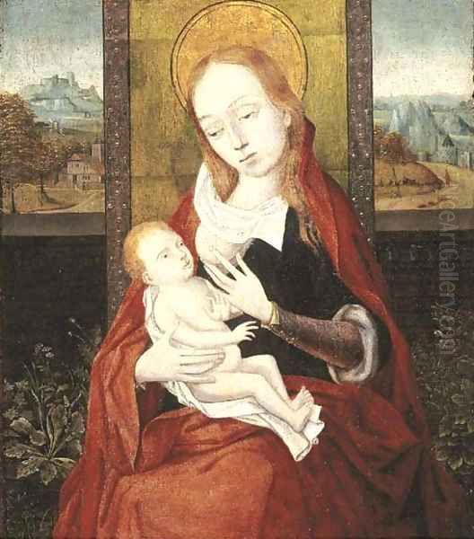 The Virgin and Child, a landscape beyond - view 1