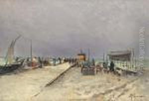 At The Boardwalk by Emile Cagniart