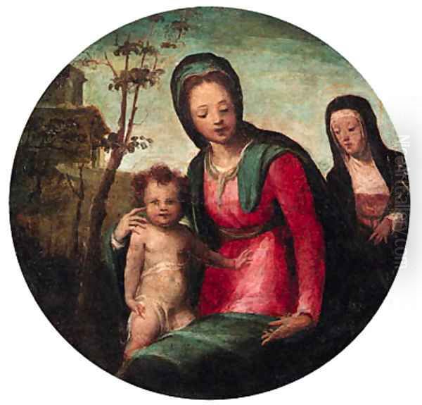 The Madonna and Child with Saint Catherine of Siena by Domenico Beccafumi