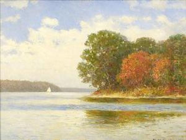 Cape Cod Pond Scene - view 1
