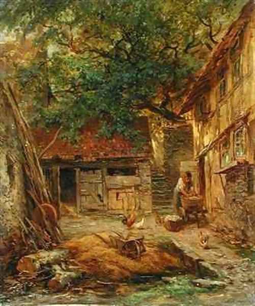 A Farmhouse Courtyard - view 1