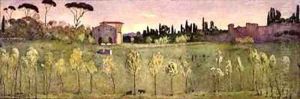 Villa Borghese, Rome by Donald Andrew Brown