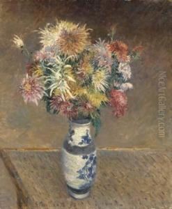 Chrysanthemes Dans Un Vase