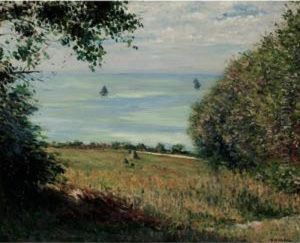 La Mer Vue De Villerville by Gustave Caillebotte