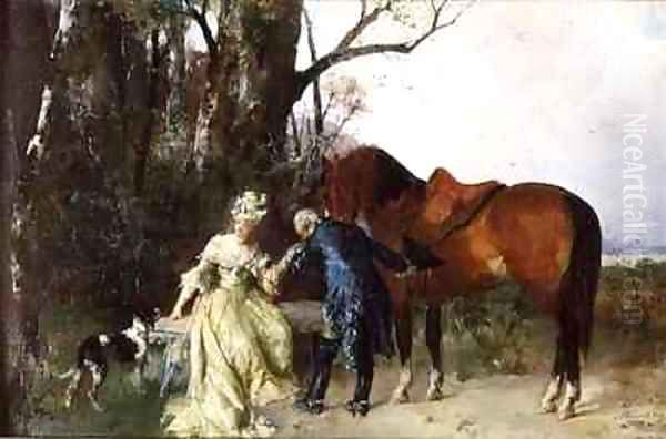 A chivalrous greeting - view 1