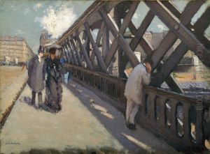 Le Pont De L'europe by Gustave Caillebotte
