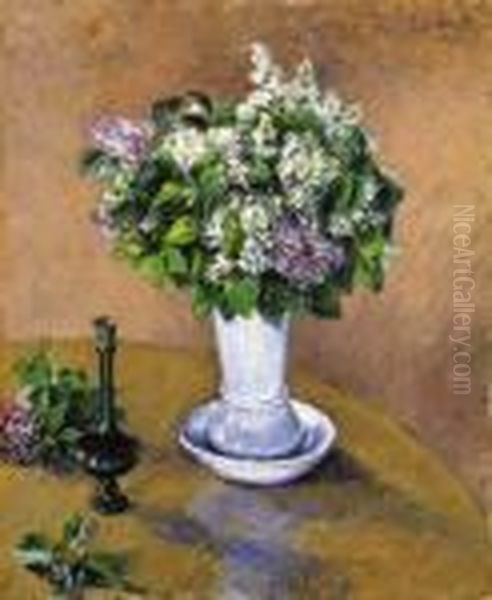 Nature Morte Au Vase De Lilas - view 1