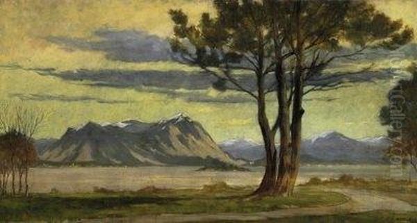 First Spring At The Lago Maggiore. Signed And Dated Bottom Right: G. Cairati 1922 - view 1