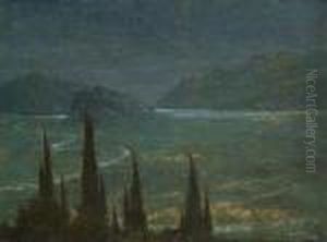 "helle Nacht Bei Arco". by Girolamo Cairati