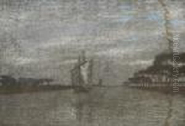 Flusslandschaft. - view 1