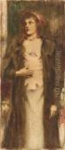 In Attesa - 1898 by Girolamo Cairati