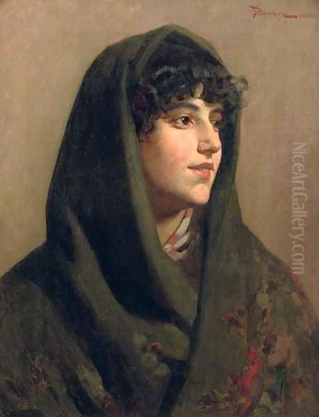 The green shawl - view 1