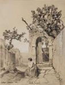 L'ile De Capri by Arthur Jean Bapt. Calame