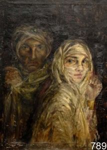 Coppia Di Personaggi. by Antonio Calcagnadoro