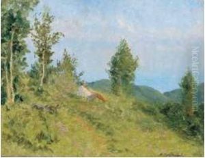 Figura Nel Paesaggio by Marco Calderini