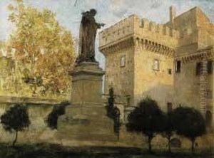 "firenze, Monumento A Savonarola" 1915