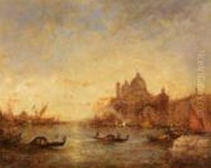 Vue De Venise by Charles Clement Calderon
