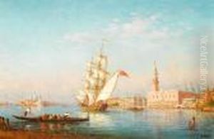Sailing Ship Before The Doges's Palace, Venice
