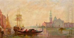 Eine Ansicht Aus Venedig by Charles Clement Calderon