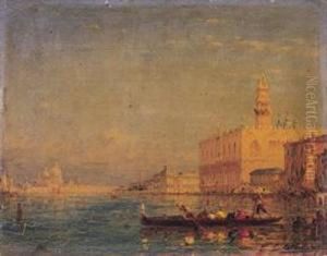 Sommerliche Ansicht Von Venedig.