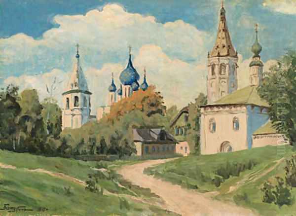 Russian Monastery in Summer - view 1