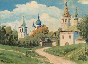 Russian Monastery in Summer