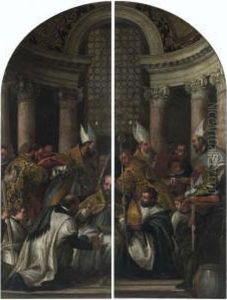 Consacrazione Di San Nicola Da Bari by Carletto Carliari