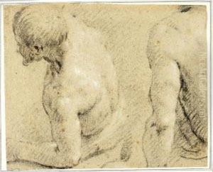Study Of The Torso And Head Of A
Man Leaning To The Left, And Another Study Of A Shoulder Study Of The Torso And Head Of A
Man Leaning To The Left, And Another Study Of A Shoulder