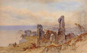 On the cliffs, Castle hill, Hastings