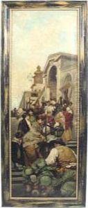 Setting Up For The Street Market by John, Giovanni Califano
