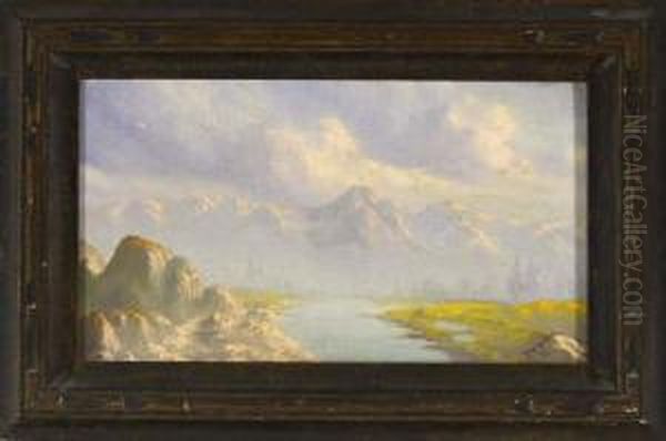 Mountainous River Landscape - view 1