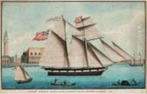 The Schooner Catharine, George Shand Commander, Leaving The Port Of Venice, 1847 The Schooner Catharine, George Shand Commander, Leaving The Port Of Venice, 1847
