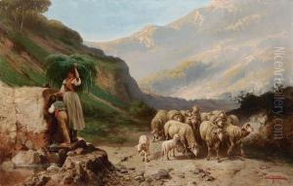 Pastorelli Con Gregge - view 1