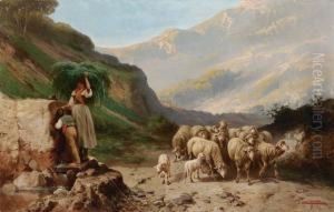 Pastorelli Con Gregge by John, Giovanni Califano