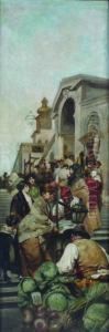 Market Scene by John, Giovanni Califano