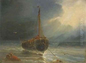 A break in the clouds by Albertus Van Beest