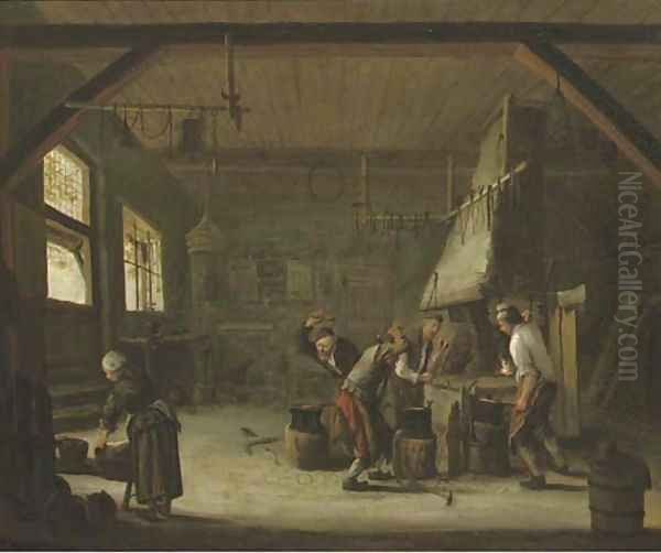 Blacksmiths in their workshop - view 1