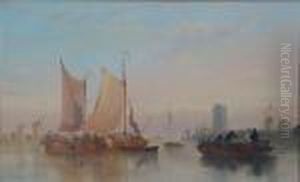 Barges And Other Boats On The Norfolk Broads
