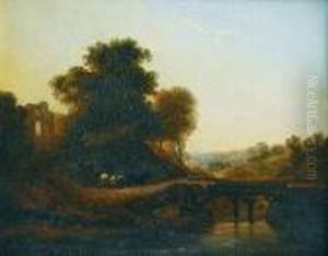El Puente De Madera by Sir Augustus Wall Callcott