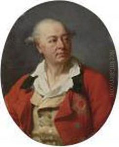 Portrait Of A Man, Bust-length, 
In A Red Coat, With The Star Of Thebavarian Order Of Saint Hubert