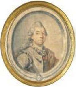 Portrait D'homme En Buste Portant Une Cuirasse by Antoine-Francois Callet